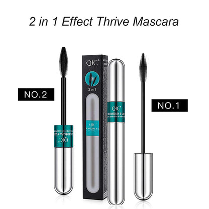 Double In-One Waterproof Lengthening Mascara