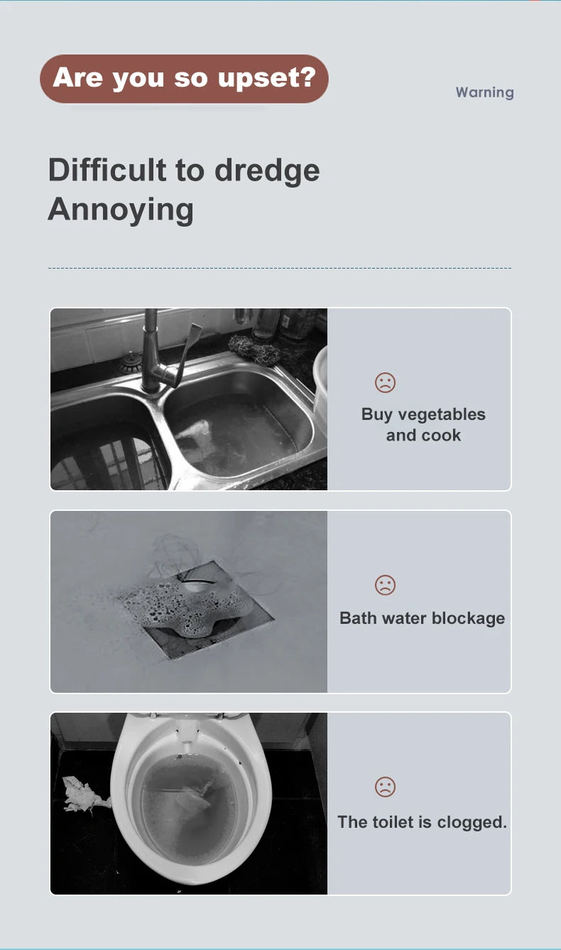 Stainless Steel Drain Cleaning Snake Tool