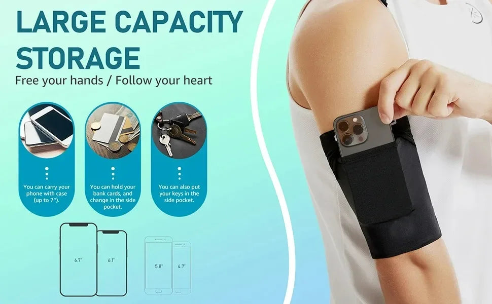 Sports Phone Armband Holder for Running & Outdoor Activities