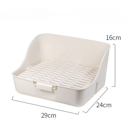 Small Animal Hamster & Rabbit Toilet Tray