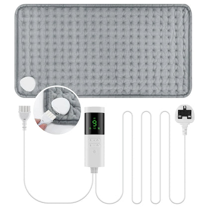 Adjustable Heated Therapy Pad with 9 Heat Levels & Timer
