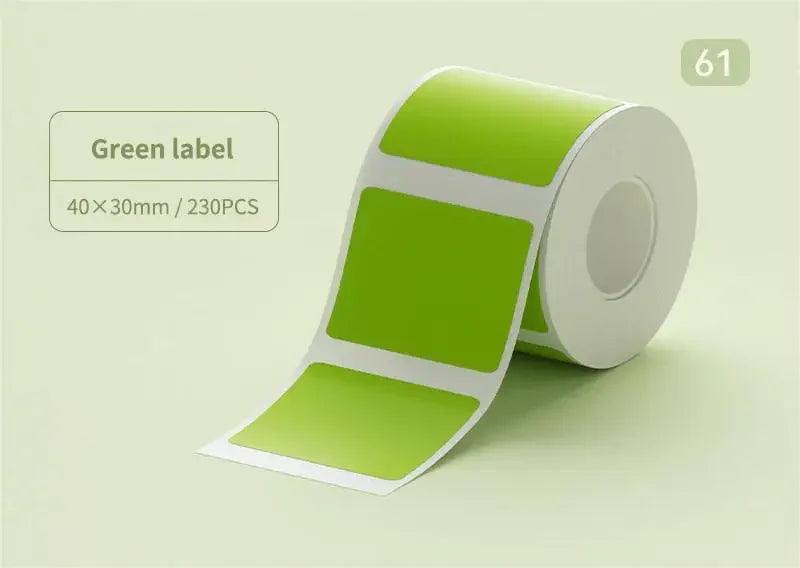 Self-Adhesive Thermal Sticker Labels 20–50mm for NIIMBOT Printers