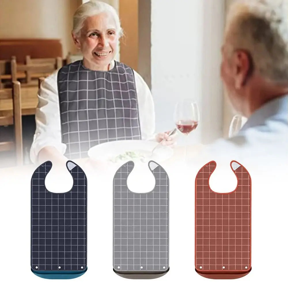 Waterproof Washable Adult Mealtime Bib
