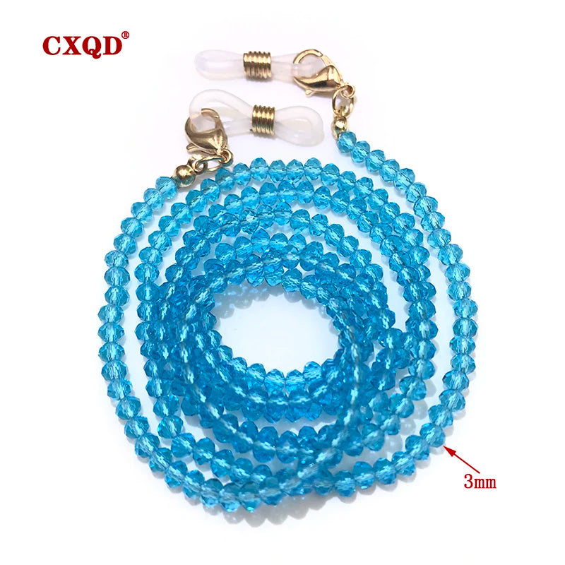 Women's Fashion Reading Glasses Chain Beaded Eyeglass Strap