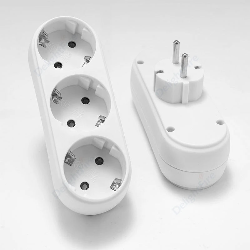 EU Multi Socket Plug Adapter