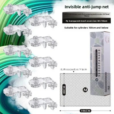 Aquarium Anti-Jump Mesh Lid