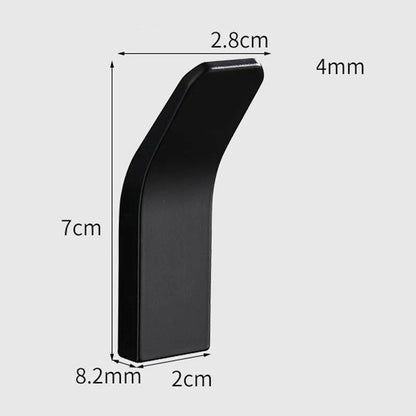 No-Drill Aluminium Wall Hook for Bathroom & Home