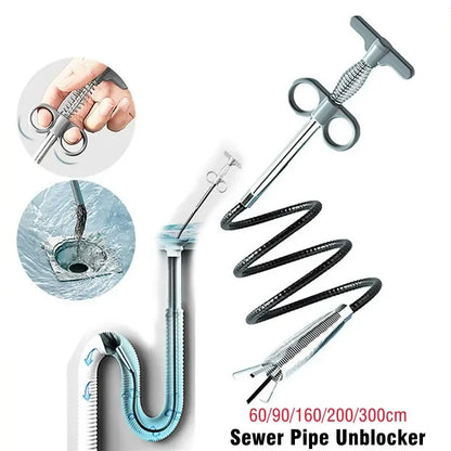 Stainless Steel Drain Cleaning Snake Tool