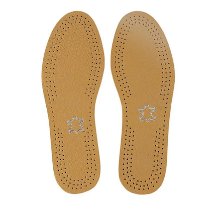 Genuine Leather Cushion Insoles for Men & Women