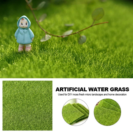 Aquarium Versatile And Multifunctional Non-toxic 15cm Artificial Grass Mat