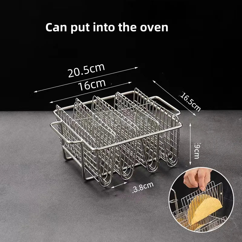 Stainless Steel Taco & Food Serving Rack
