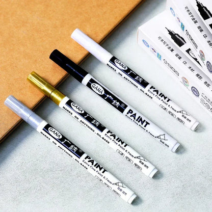 Oil-Based Paint Marker Pen Set – 0.7mm Extra Fine
