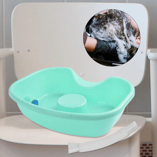 Mobile Hair Washing Basin with Drain Pipe