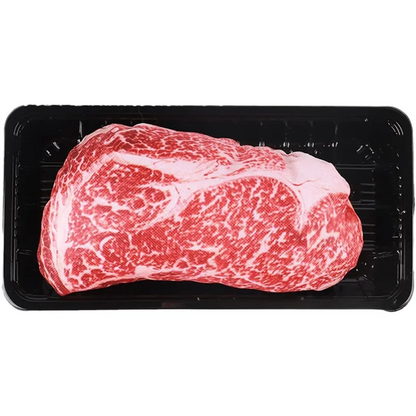 Squeaky Steak Dog Toy – Soft Fleece Chew Training Toy