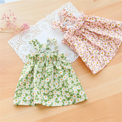 Floral Summer Princess Dress for Cats