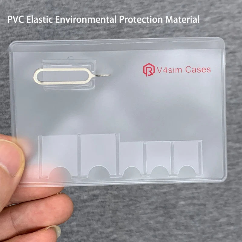 Portable SIM & Memory Card Storage Case