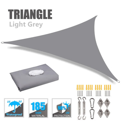 Waterproof Triangle Sun Shade Sail