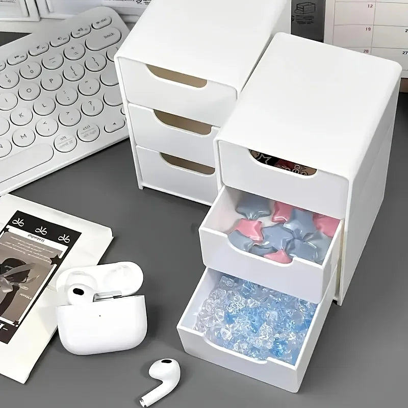 3 Tier Desk Organizer with Drawers