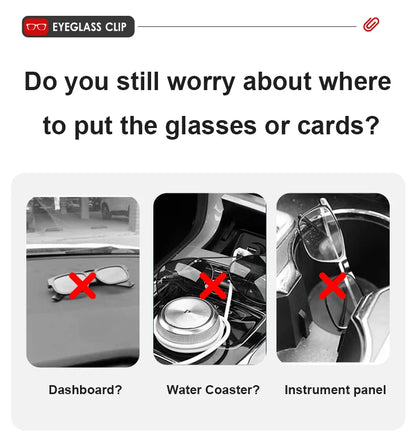 Car Sun Visor Glasses Holder