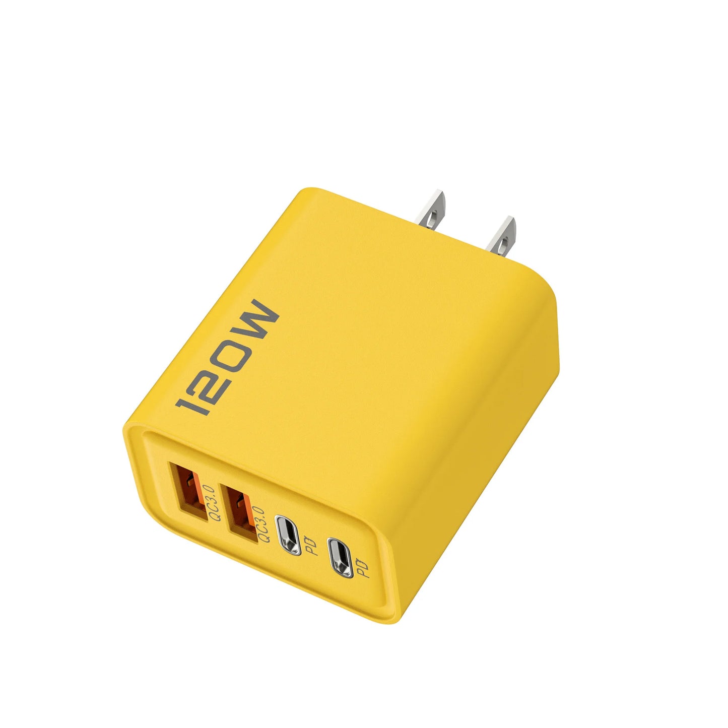 120W 4-Port USB-C & USB Fast Wall Charger