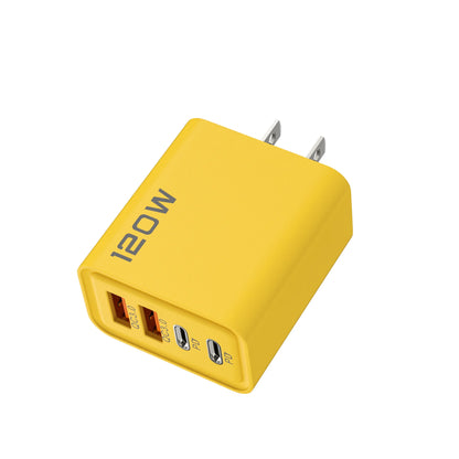 120W 4-Port USB-C & USB Fast Wall Charger