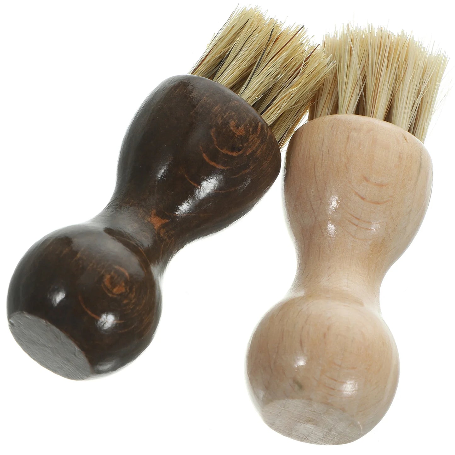 Pig Hair Shoe Cleaning & Polish Brush Set