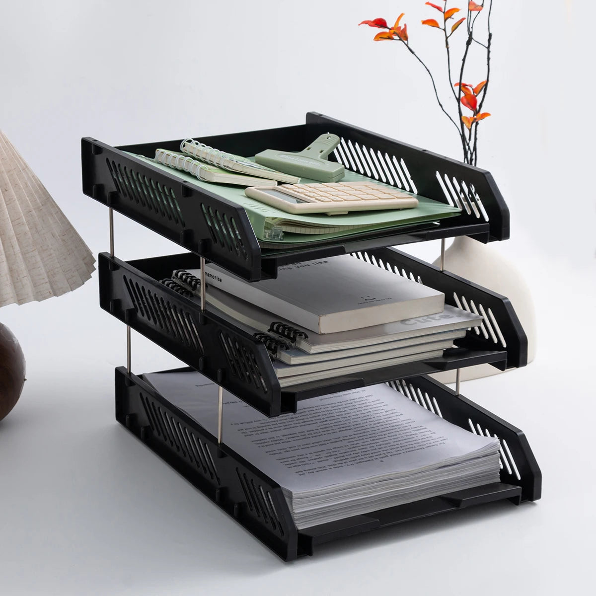 Multi-Layer File Tray Organizer