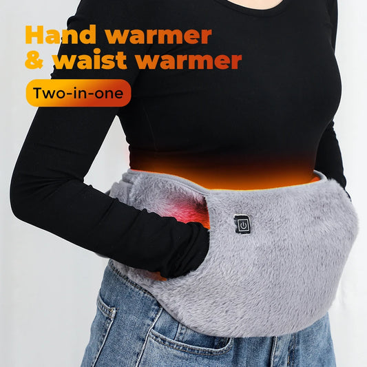 USB Heated Waist & Hand Warmer Belt