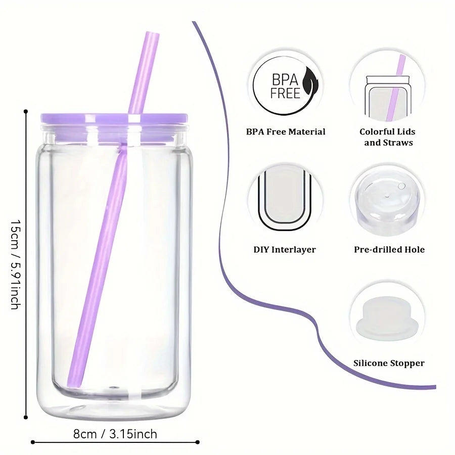 DIY Snowglobe Tumbler 16oz