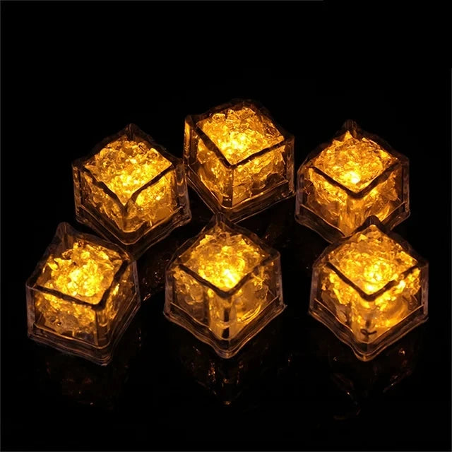 LED Reusable Light Up Ice Cubes