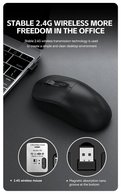 Warvank X8 Wireless Rechargeable Gaming Mouse
