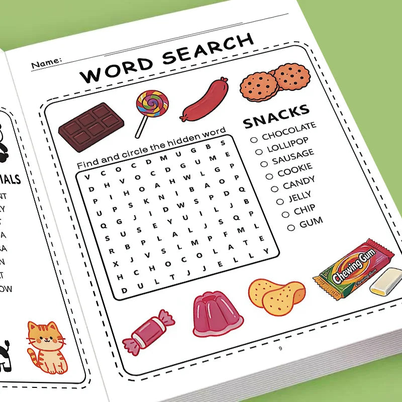 Kids Word Search Puzzle Book