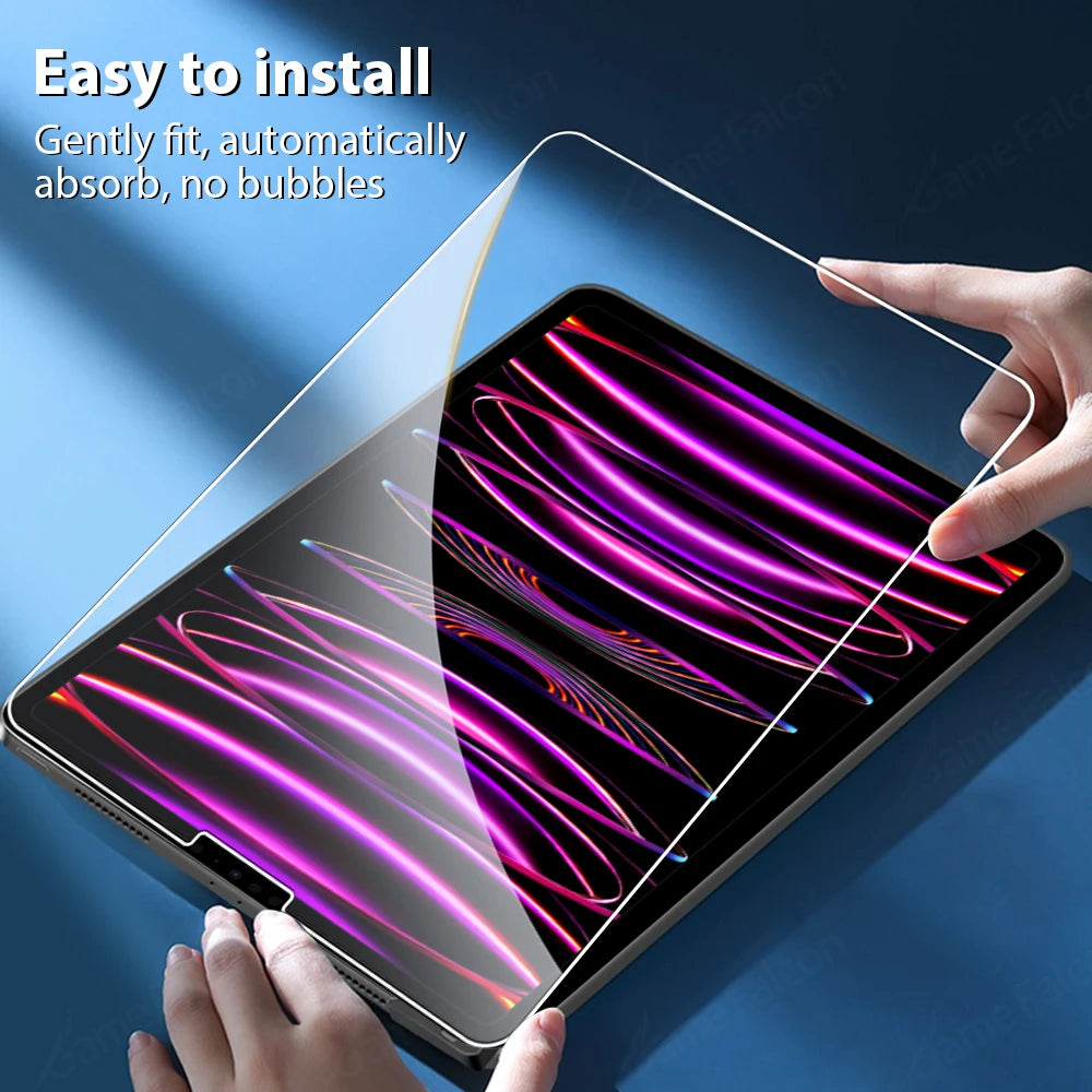 Tempered Glass Screen Protector for iPad Pro, Air, Mini & iPad Models