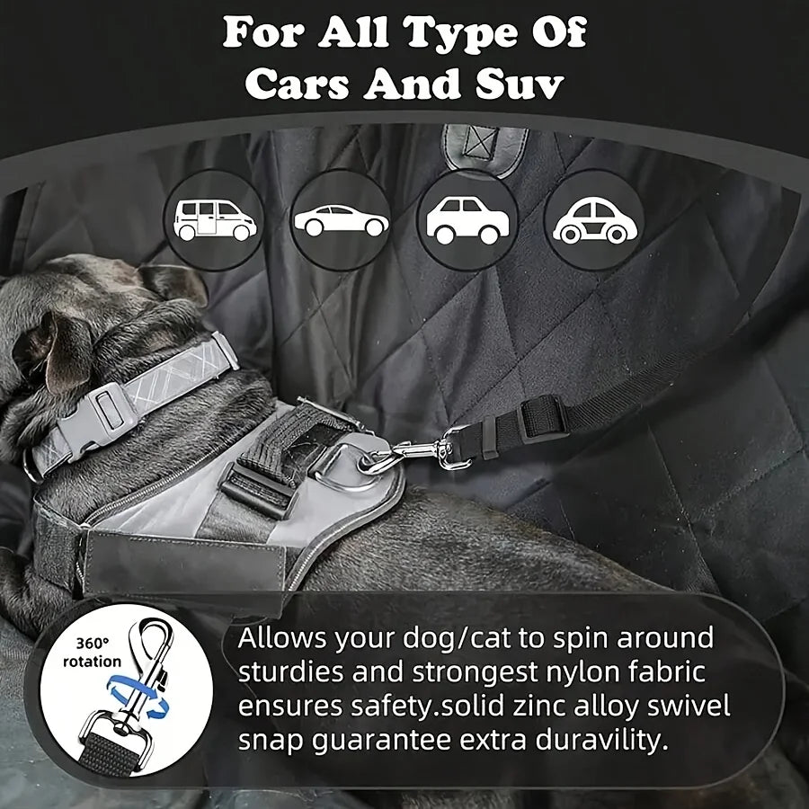 Adjustable Dog Car Seat Belt Safety Tether