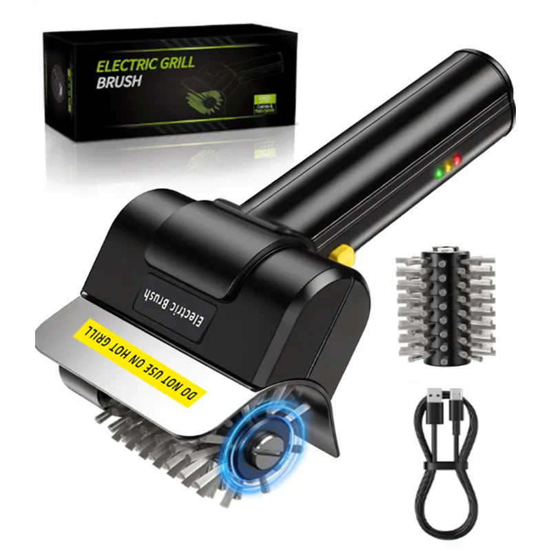 Rechargeable Electric BBQ Grill Cleaning Brush