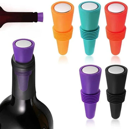Reusable Silicone Wine Bottle Stopper
