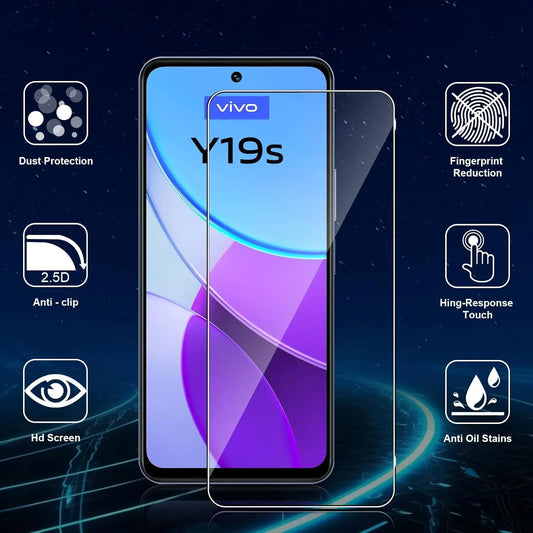 Vivo Y19s Tempered Glass Screen Protector