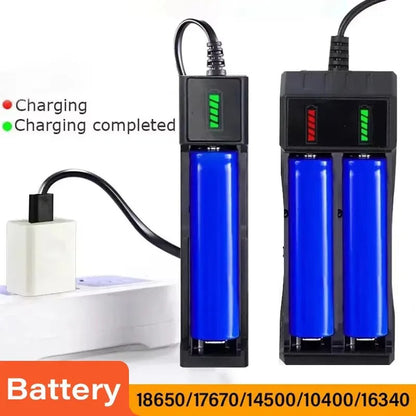 USB Charger for Rechargeable Lithium-Ion Batteries