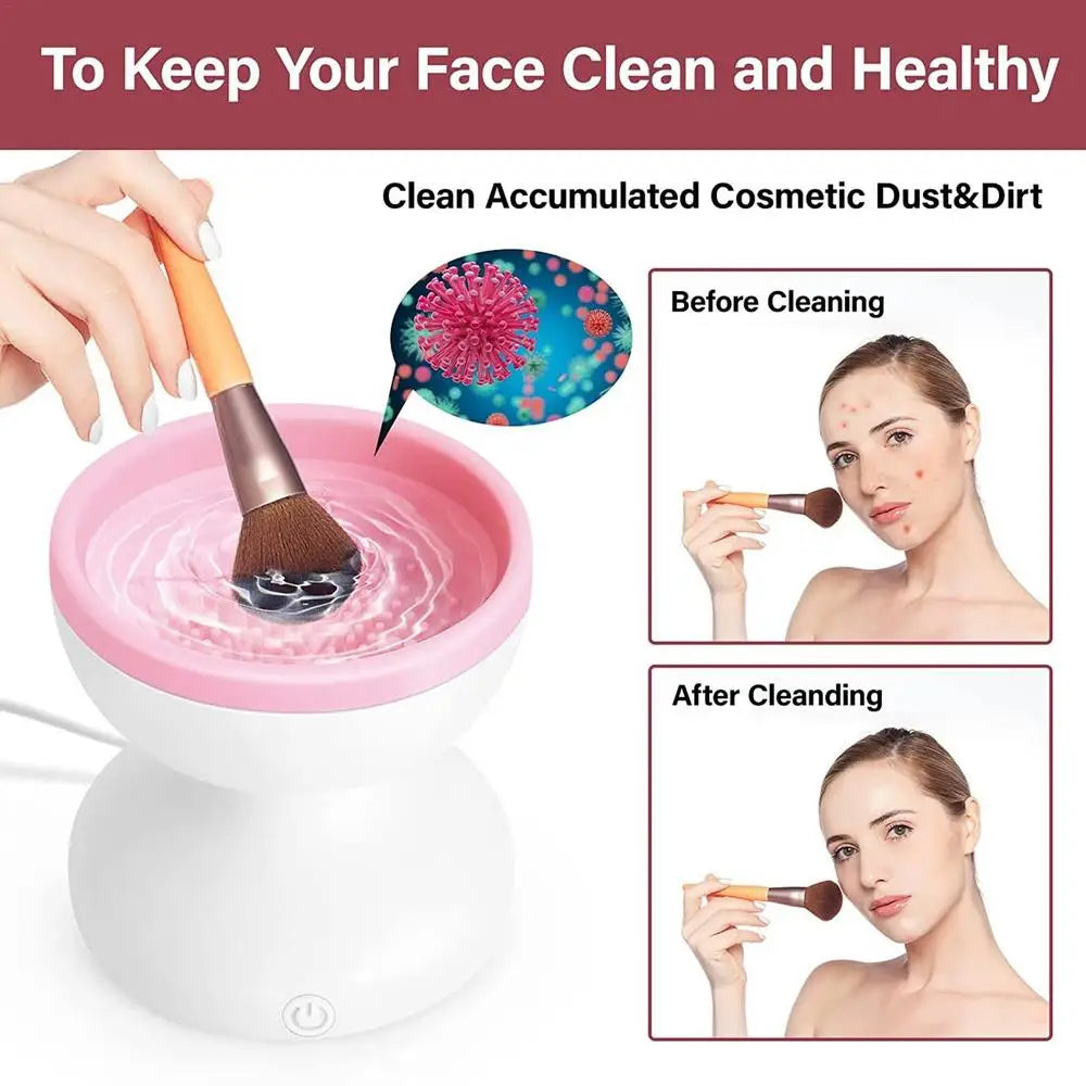 Portable USB Makeup Brush Cleaner Machine