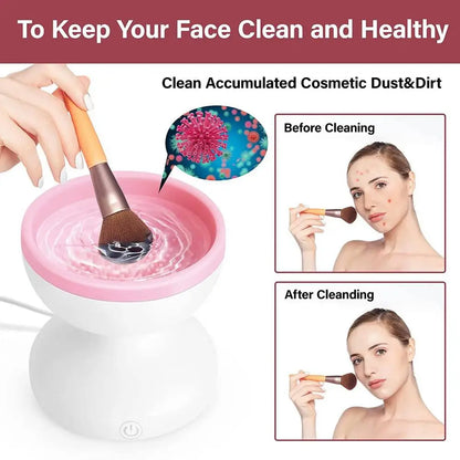 Portable USB Makeup Brush Cleaner Machine