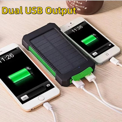 Solar Power Bank with Flashlight