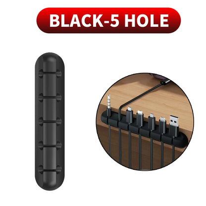 Adhesive Silicone Cable Holder Clips