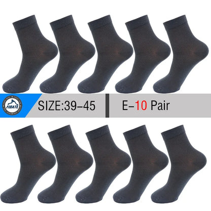 Men’s Bamboo Fiber Mesh Socks 10 Pairs