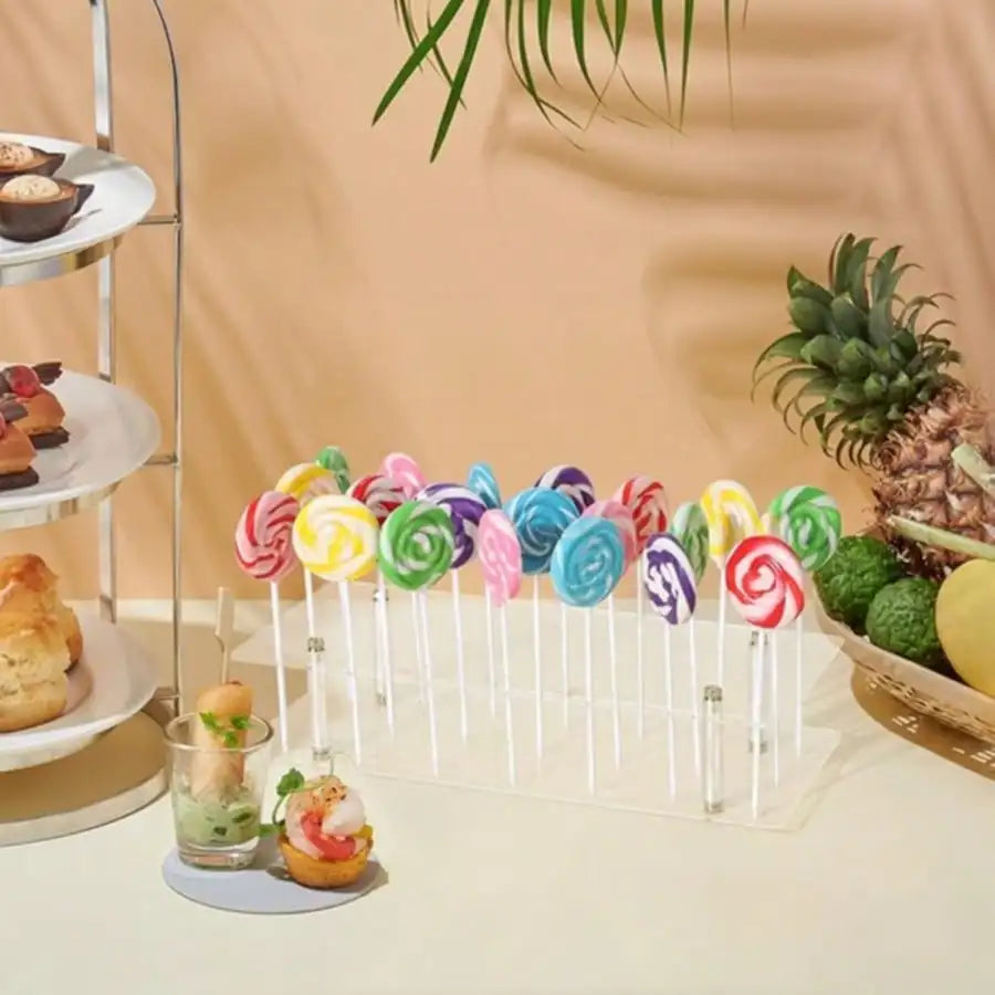 Clear Acrylic Cake Pop Display Stand