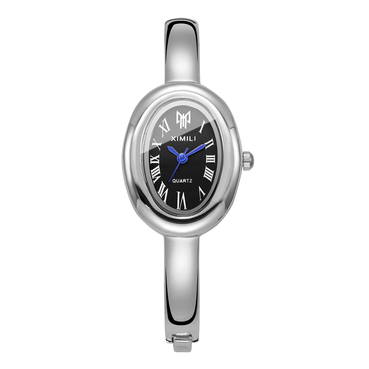 Elegant Oval Dial Quartz Watch