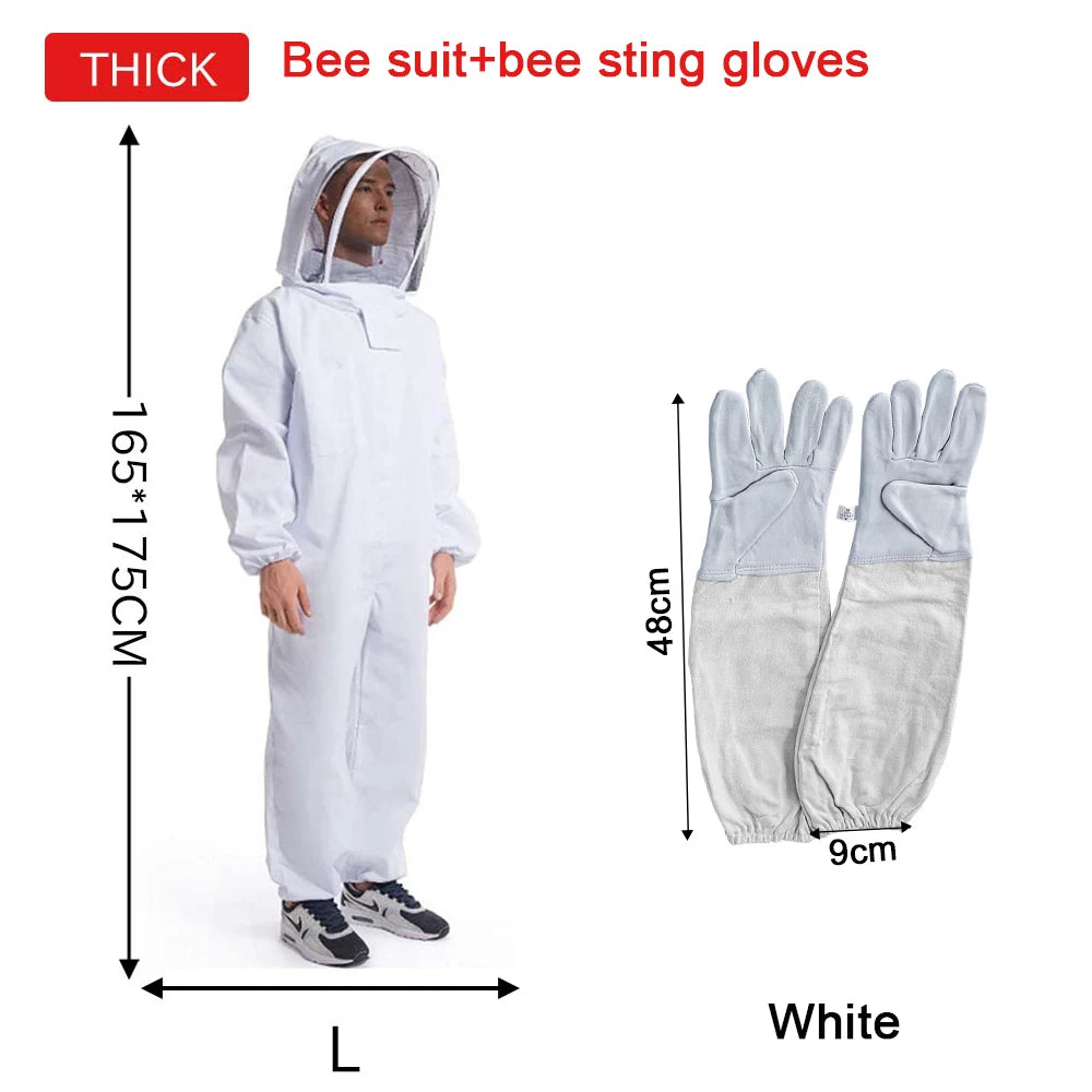 Professional Full Body Beekeeping Suit with Veil