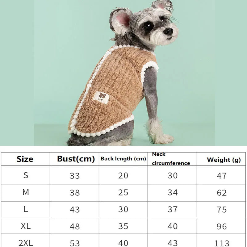 Soft Fleece Winter Dog Jacket