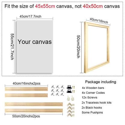Wooden Canvas Frame for Paintings & Photos