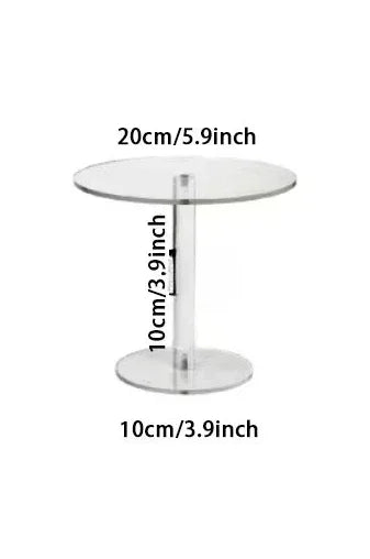 Mini Transparent Acrylic Cake Stand