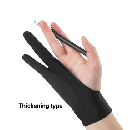 Two-Finger Drawing Glove for Tablets